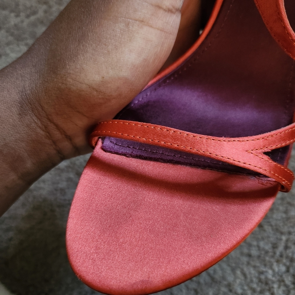 ZARA Orange High Heel Sandals - Picture 5 of 5
